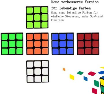 HYTIREBY Lernspielzeug 3x3 Rubik's Cube für Konzentrations- und Kombinationsübungen