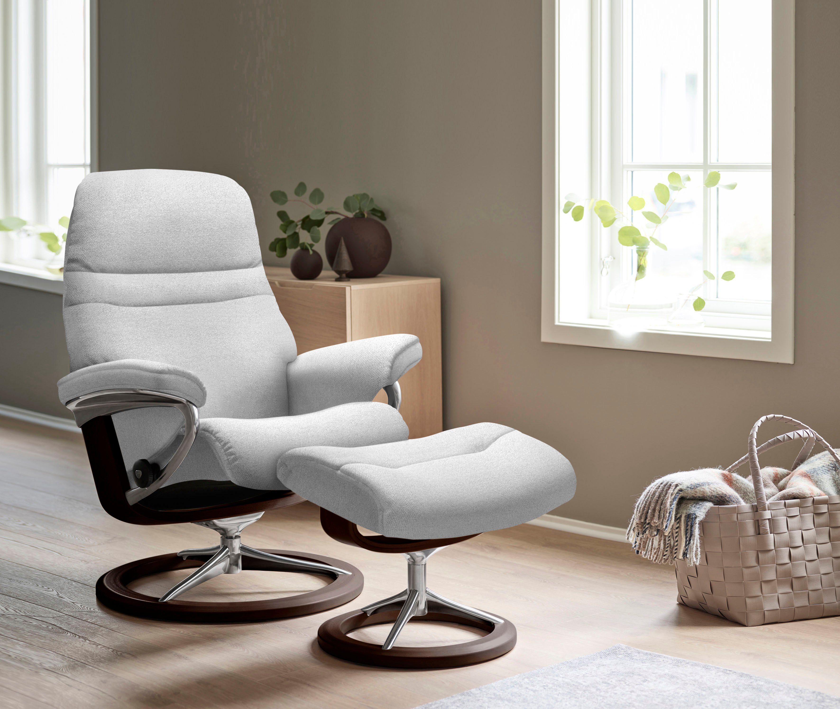 Stressless® Relaxsessel Sunrise, mit Signature Base, Größe L, Gestell Braun