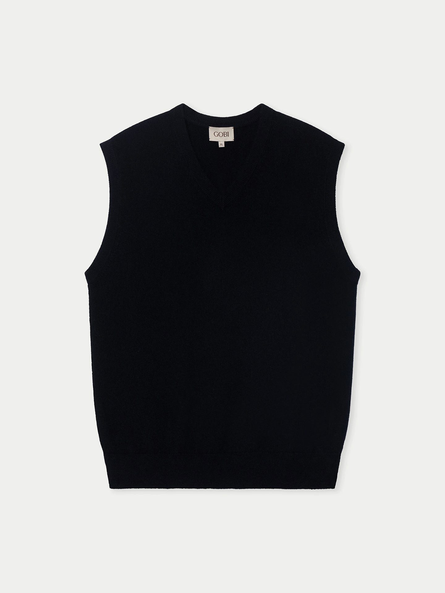 GOBI Cashmere Strickweste Zeitlose Kaschmirweste mit V-Ausschnitt