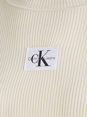 Calvin Klein Jeans Rollkragenpullover BADGE ROLL NECK SWEATER mit Markenlabel