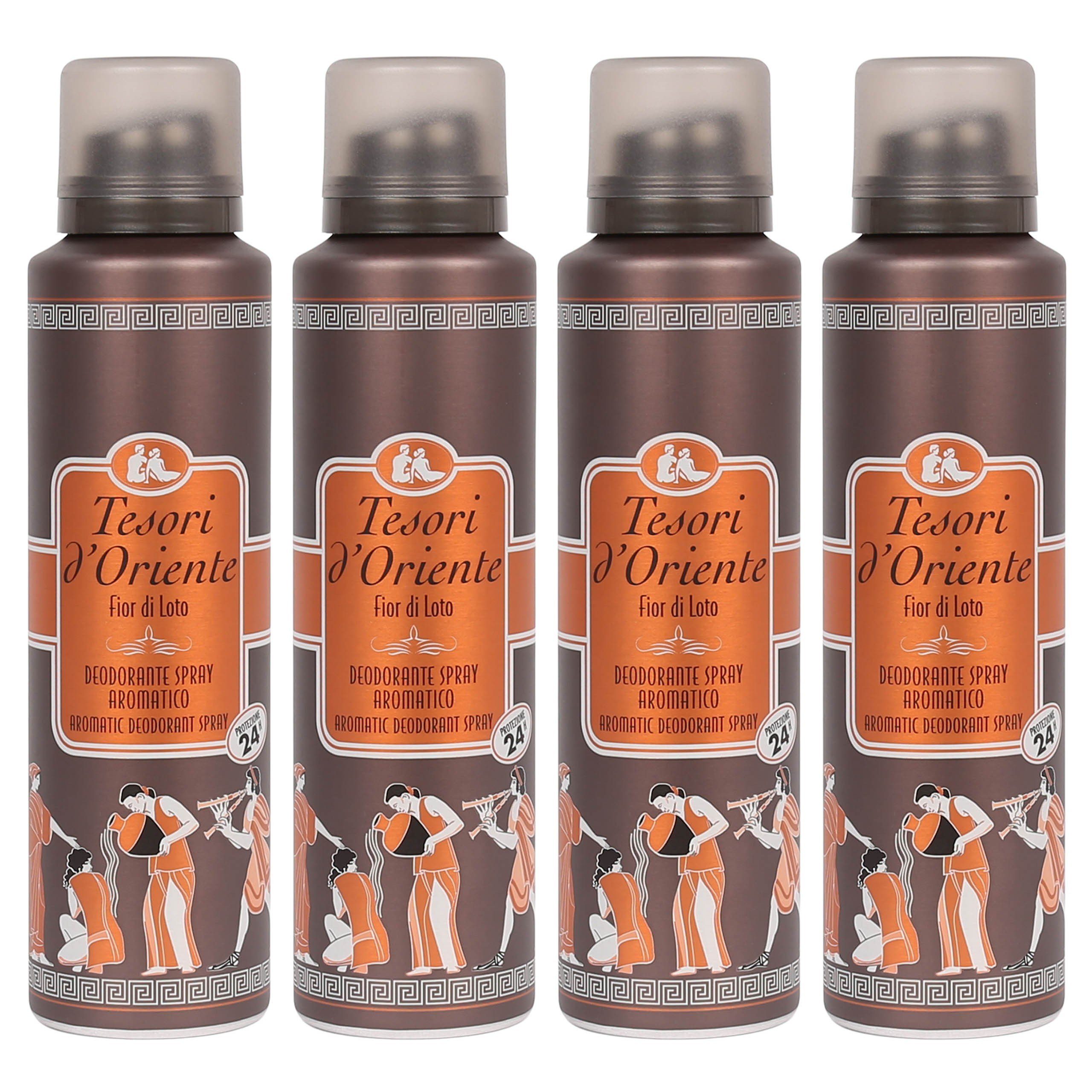 Tesori d´Oriente Bodyspray Tesori d'Oriente Fior do Loto Deodorant 150 ml x4