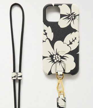 Tom Ford Handyhülle TOM FORD Floral Full-Grain Leather iPhone 11 Pro Case Lanyard Handy Ta