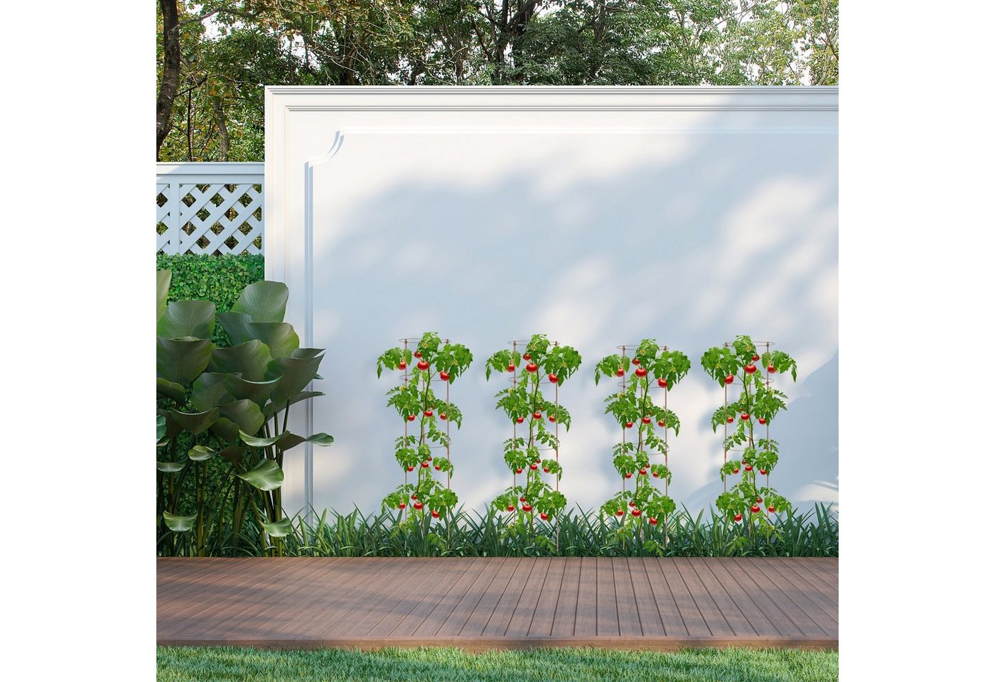 Thumbnail - relaxdays Rankhilfe 120 cm 2er Set brau