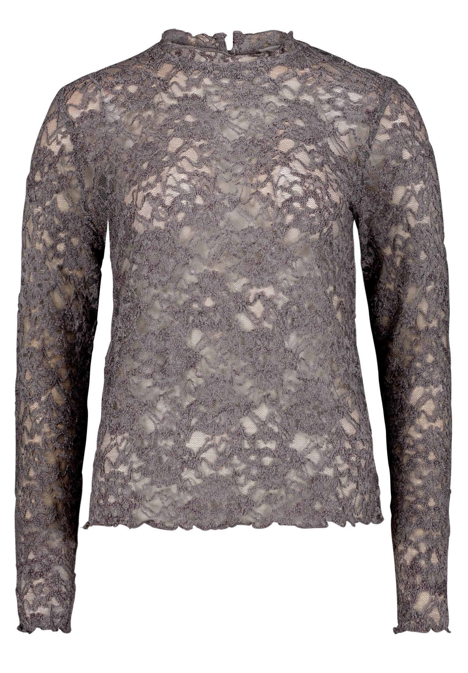 Cartoon Kurzarmshirt Damen mit Kragen (1-tlg)