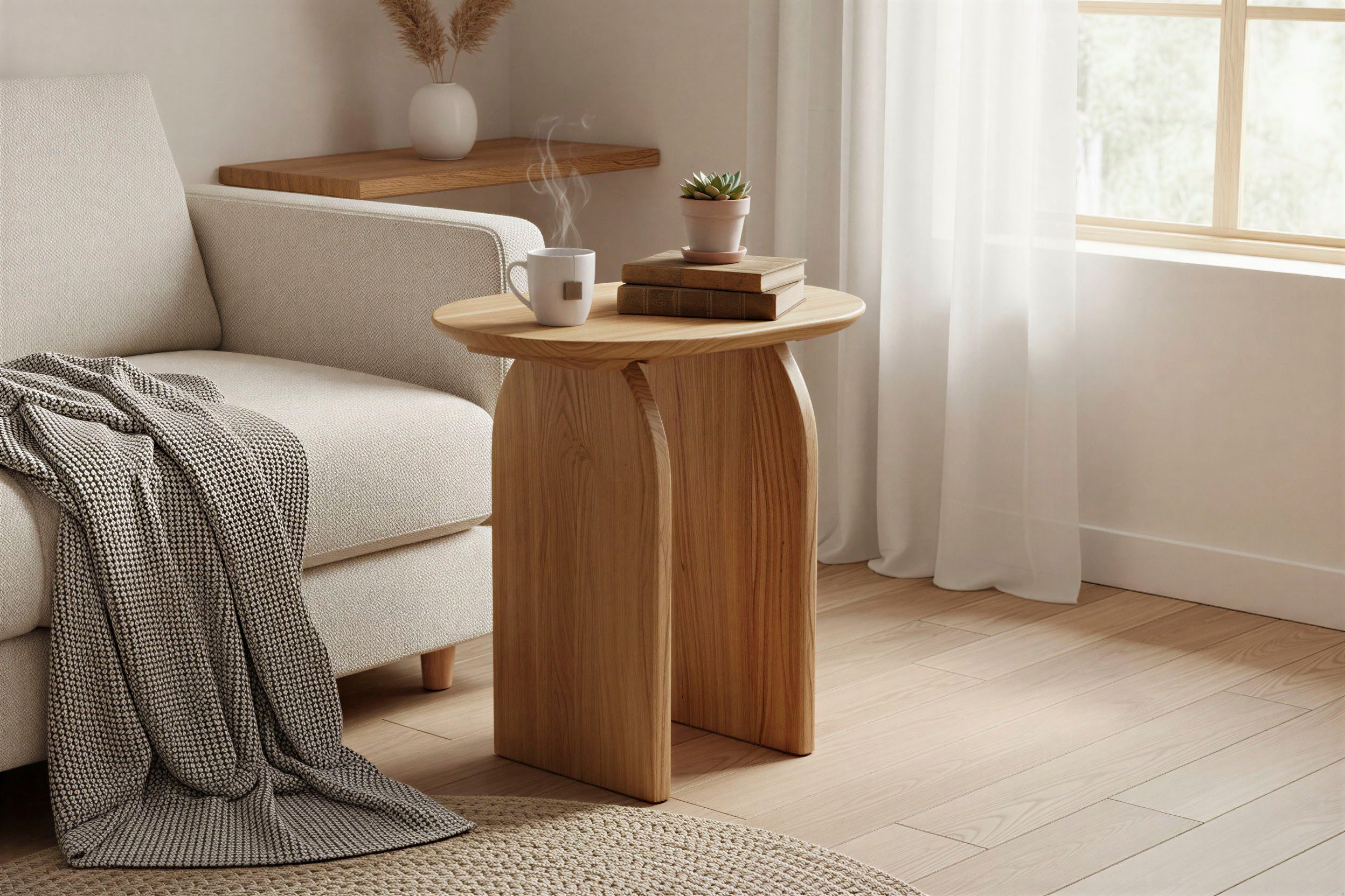 SIT Beistelltisch ACACIA WAVE, mit ausgeprägter Maserung