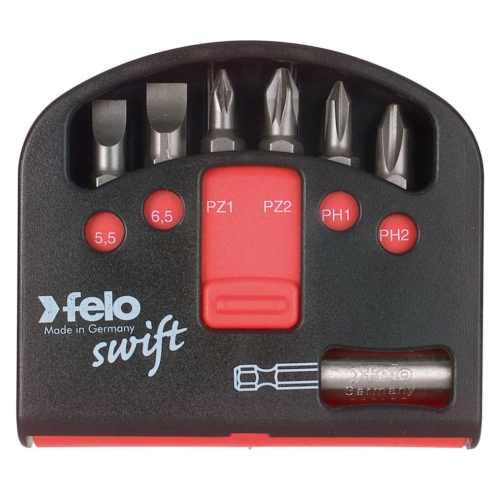 Felo Bit-Set swift Bit-Box Industrie Universal, 7-tlg.