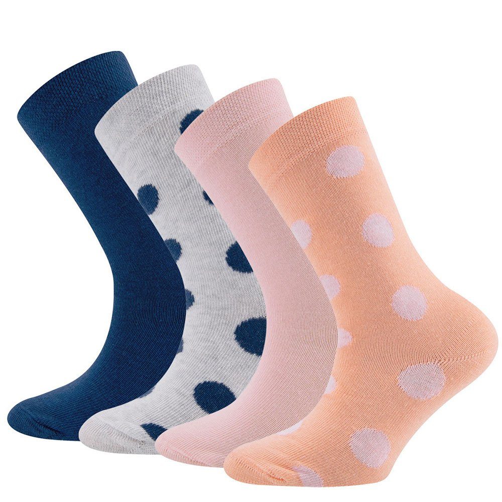 Ewers Socken Socken Punkte/Uni (4-Paar) | Wintersocken