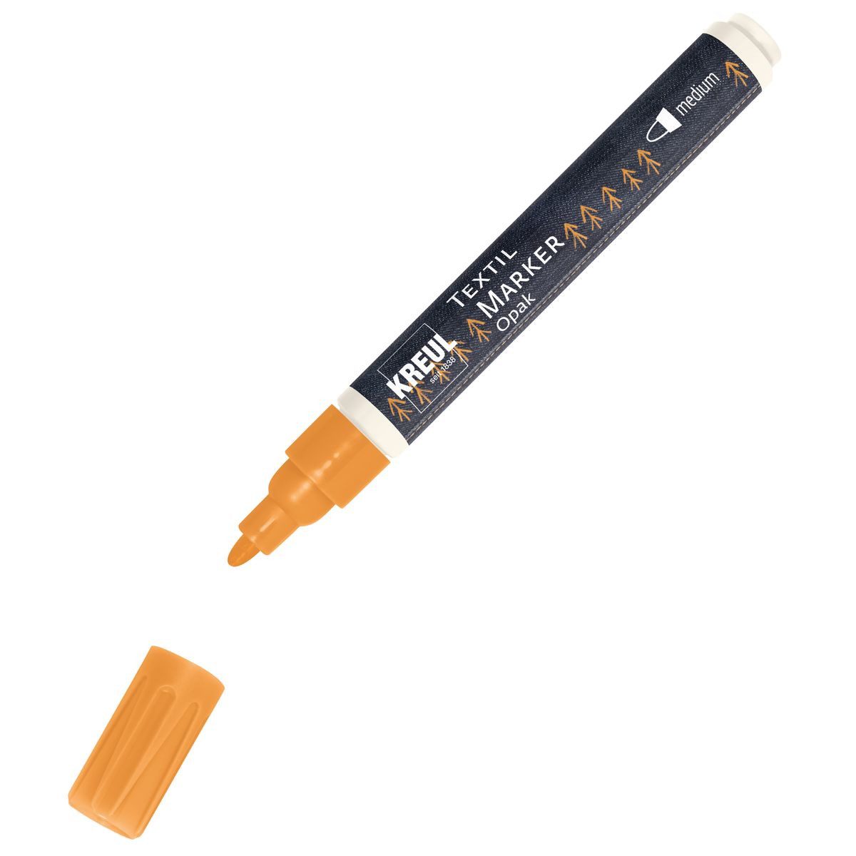 Textilmarker KREUL Textilmarker Opak medium orange