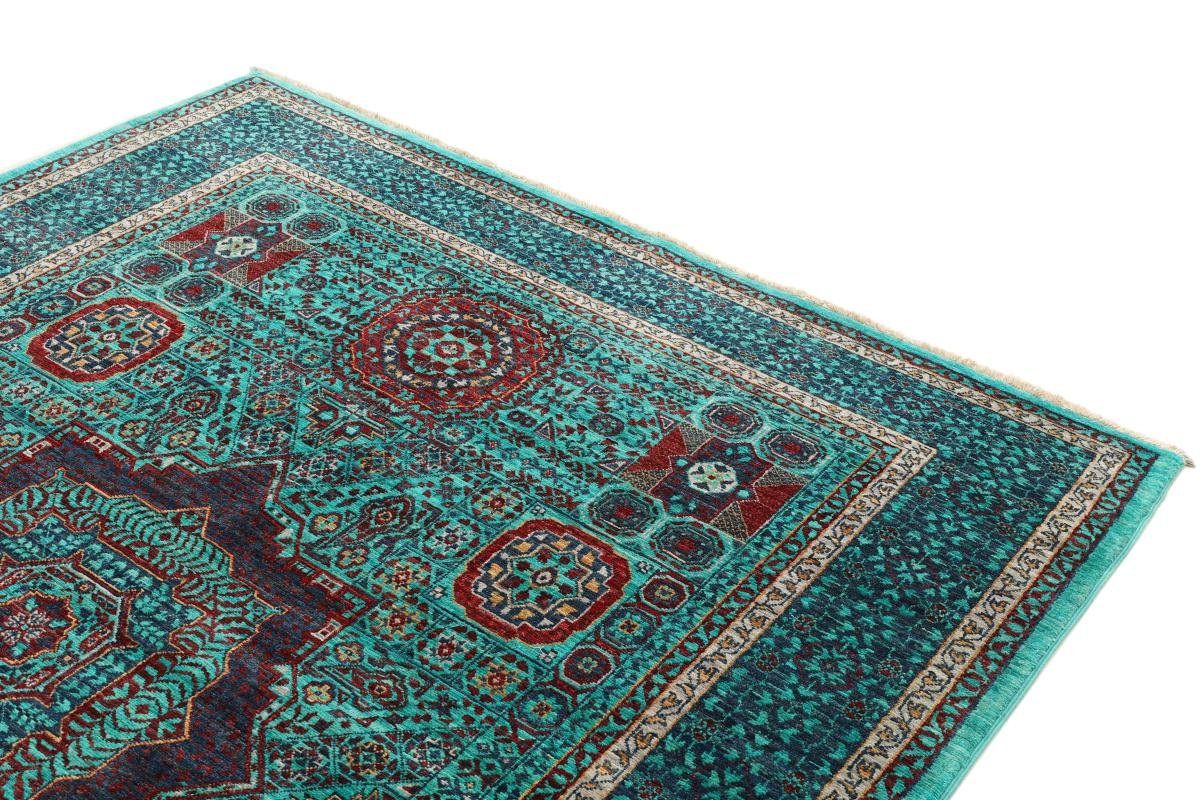 Orientteppich, Nain Höhe: rechteckig, 160x204 Trading, Mamluk Orientteppich mm 6 Handgeknüpfter