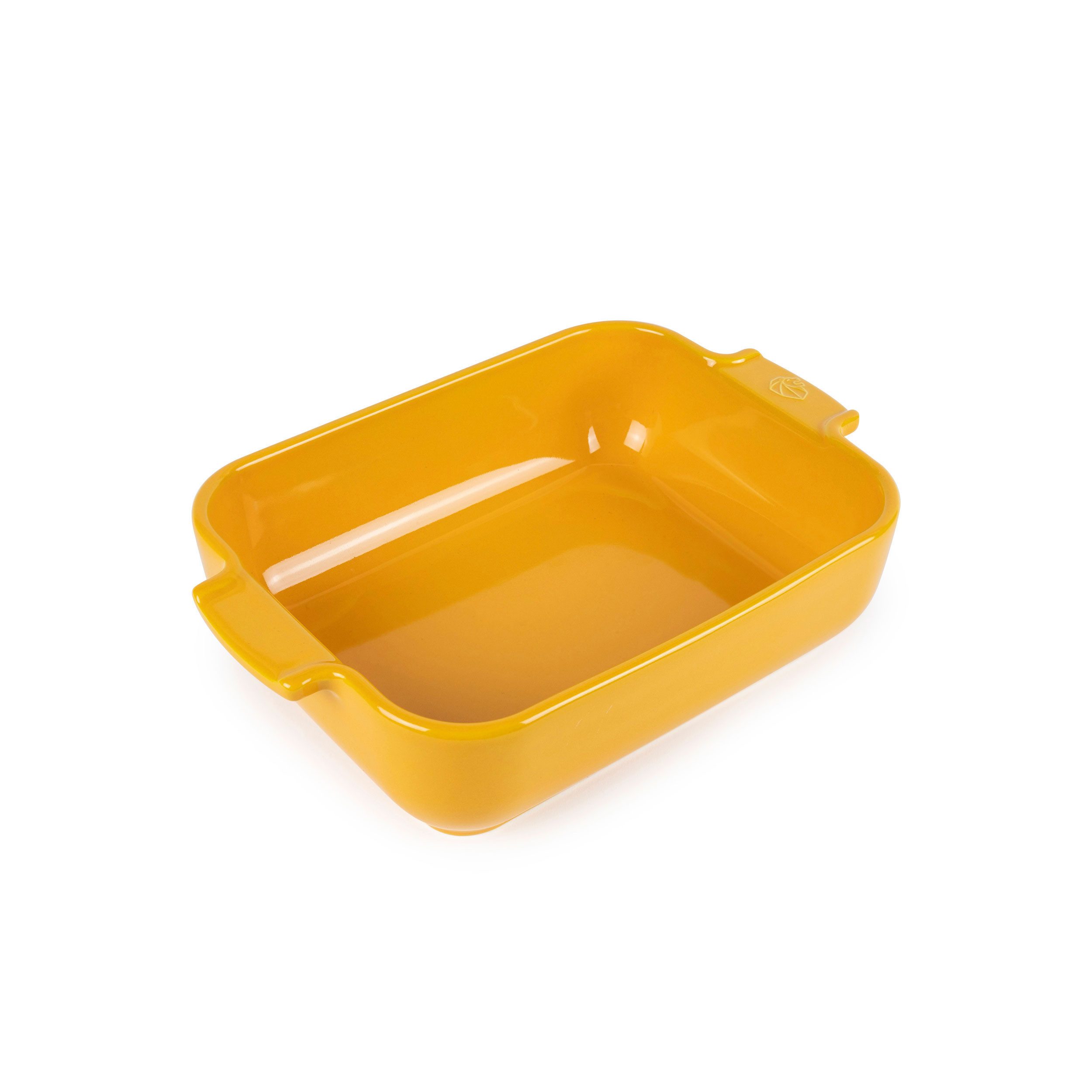 PEUGEOT Auflaufform APPOLIA Keramik 25cm Rechteckig Safrangelb Spülmas, Keramik, Keramik