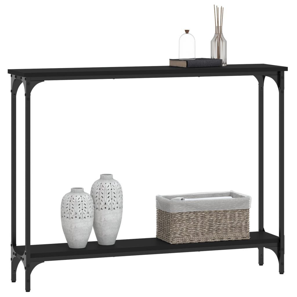 vidaXL Beistelltisch Konsolentisch Schwarz 100x22,5x75 cm günstig online kaufen