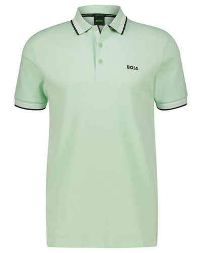 BOSS Poloshirt Herren Poloshirt PADDY Baumwoll-Pique Regular Fit (1-tlg)