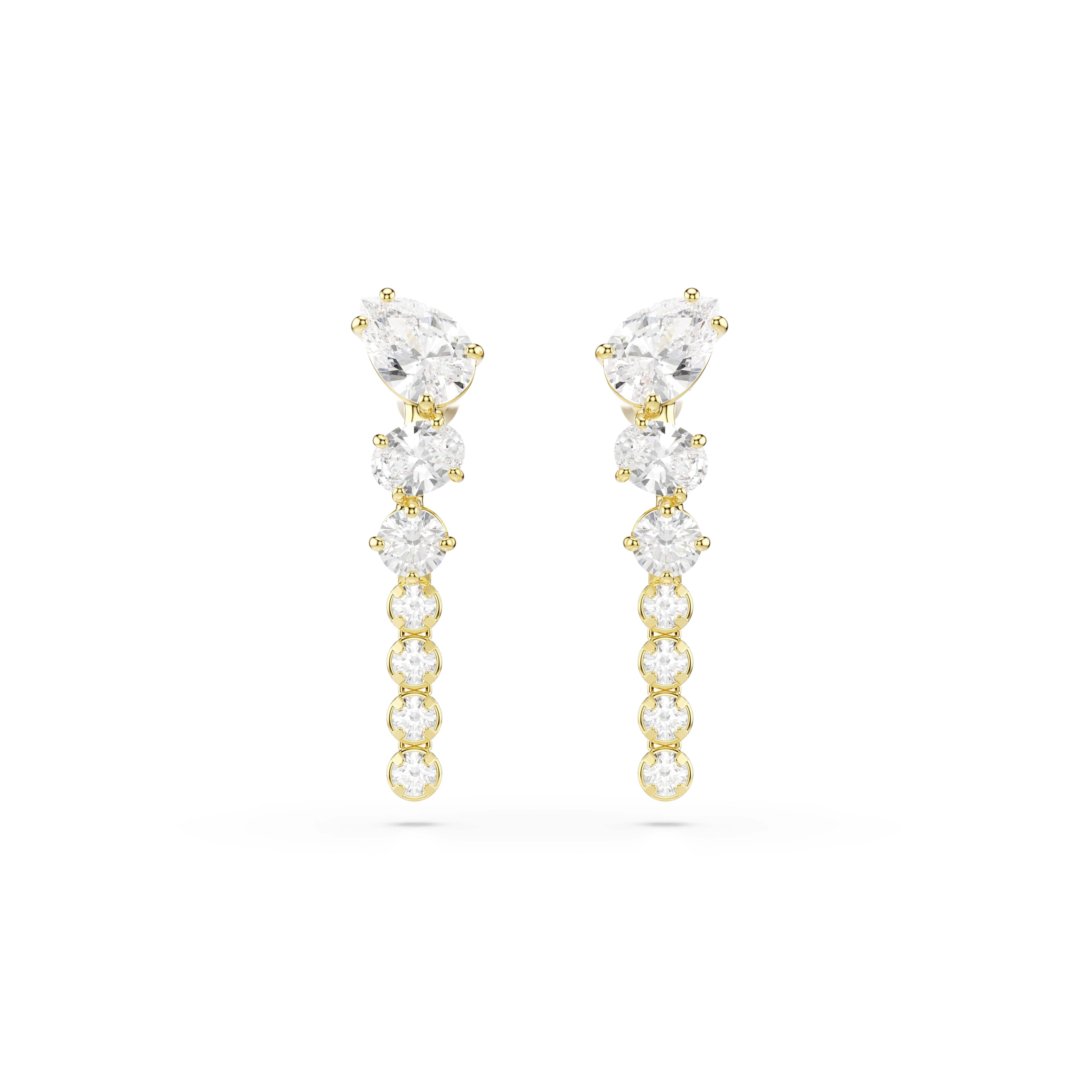 Swarovski Paar Ohrstecker Schmuck Geschenk MESMERA Ohrringe, mit Swarovski® Kristall