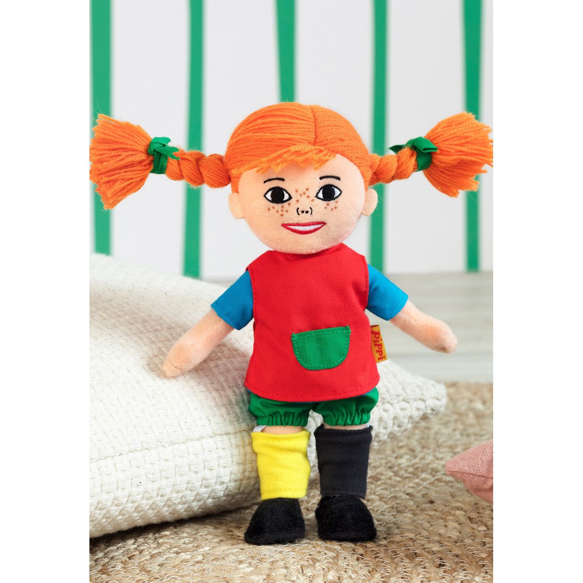 Pippi Langstrumpf Stoffpuppe Pippi Langstrumpf 20 cm Mädchen (1-tlg)