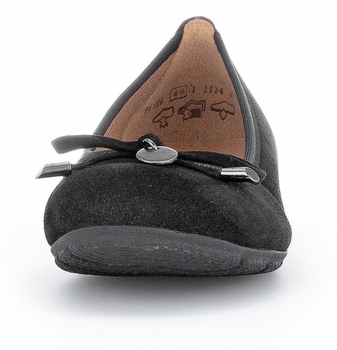 Gabor Ballerina Flache Schuhe, Business Schuhe mit Hovercraft Luftkammern-Laufsohle