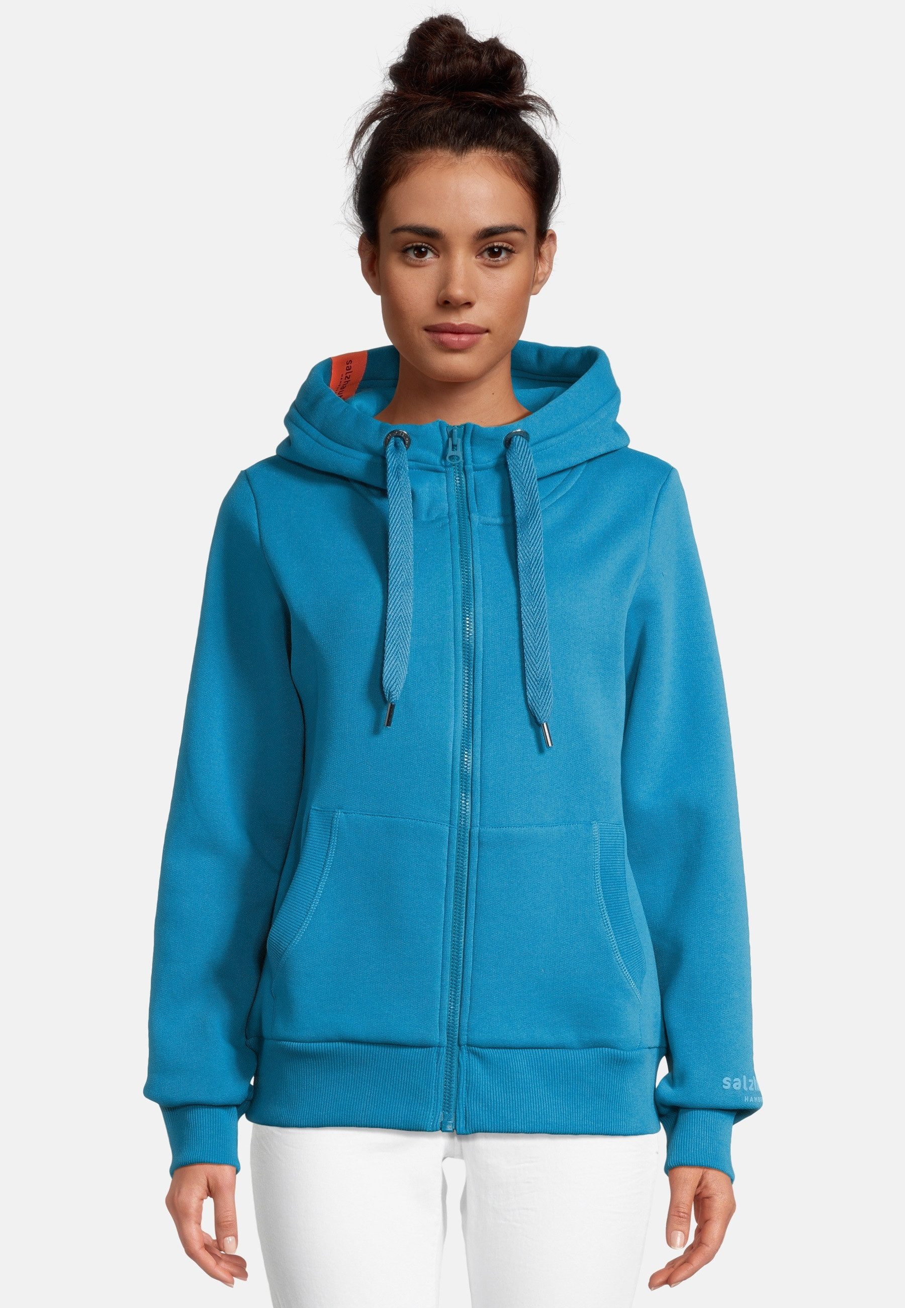 salzhaut Sweatjacke SÖÖTE Damen Tailliert weiche, günstig online kaufen