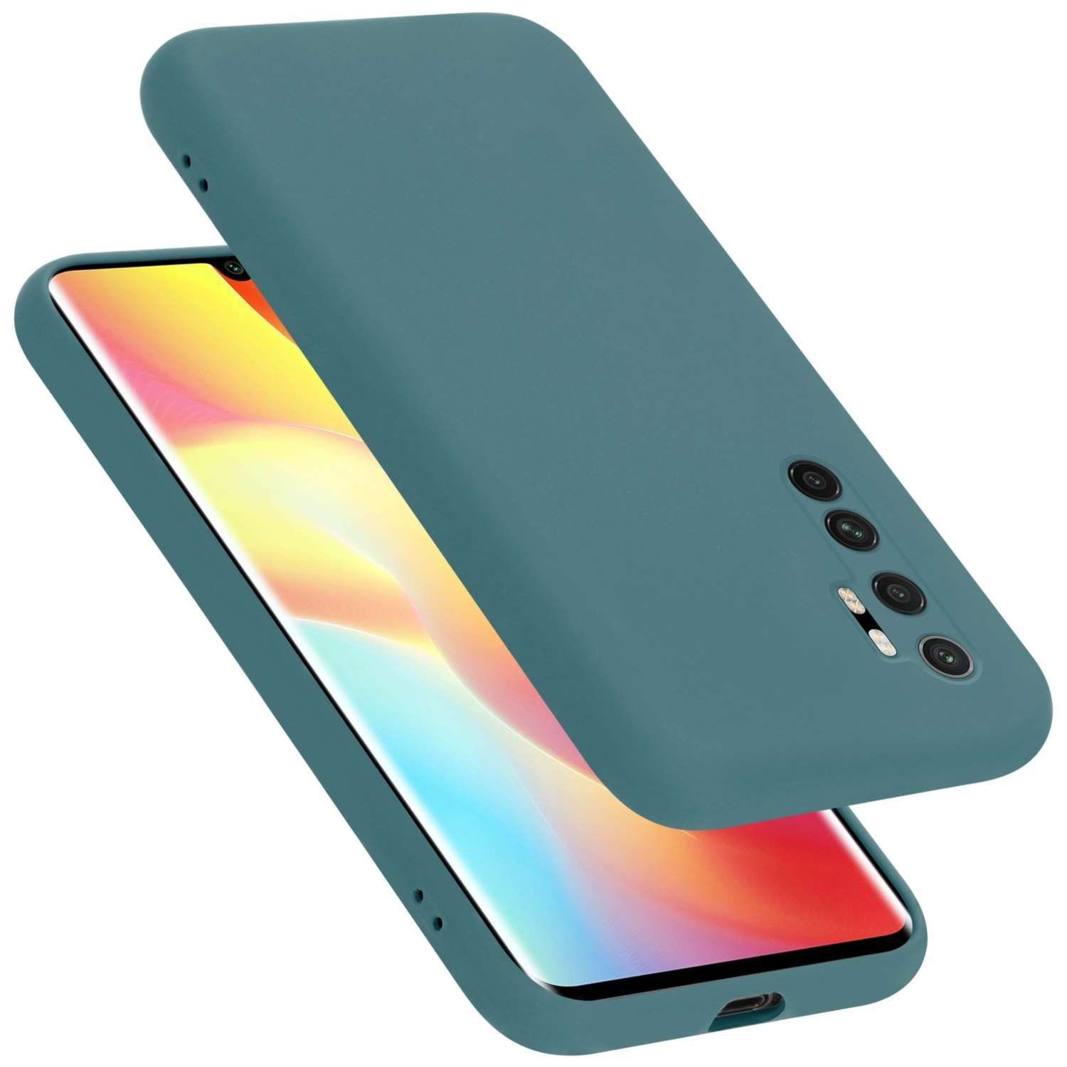 Cadorabo Handyhülle für Xiaomi Mi NOTE 10 LITE Hülle Xiaomi Mi NOTE 10 LITE, Flexible Hülle TPU Silikon Schutzhülle Back Cover Case