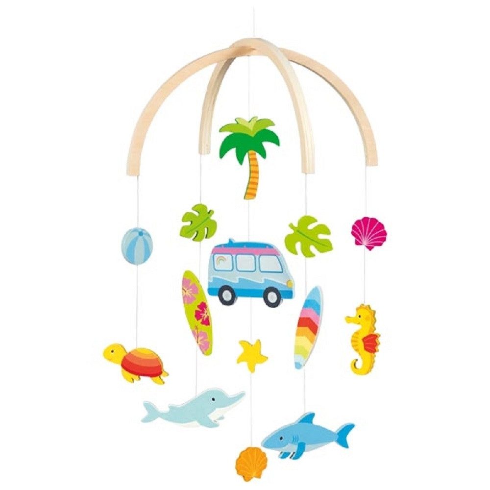 Mobile Mobile Surfer Van aus Holz Babymobile 52865