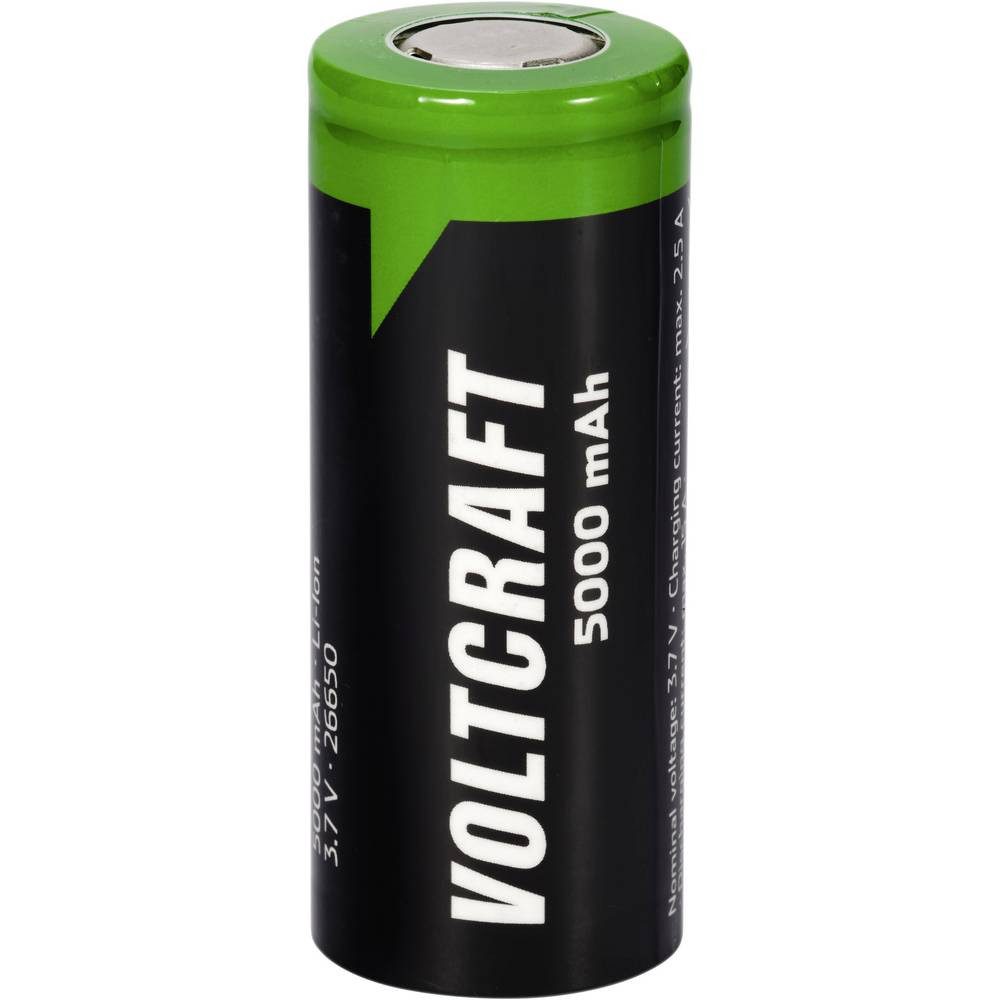 VOLTCRAFT Lithiumakku 3.7 V 5000 mAh VC-16569890 Akku, Flat-Top