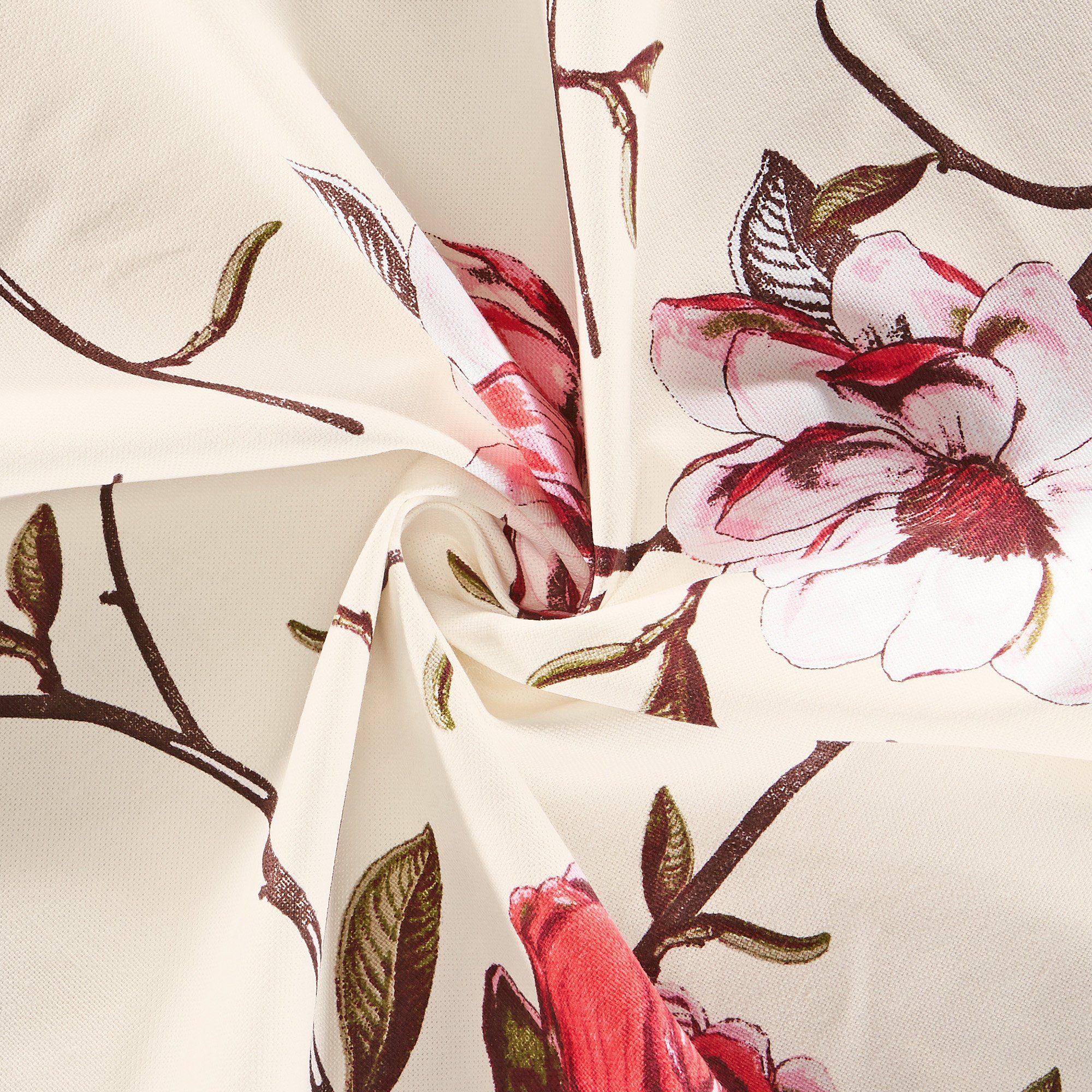 Erwin Müller Tischdecke Tischläufer "Magnolie", fleckabweisend Blumen