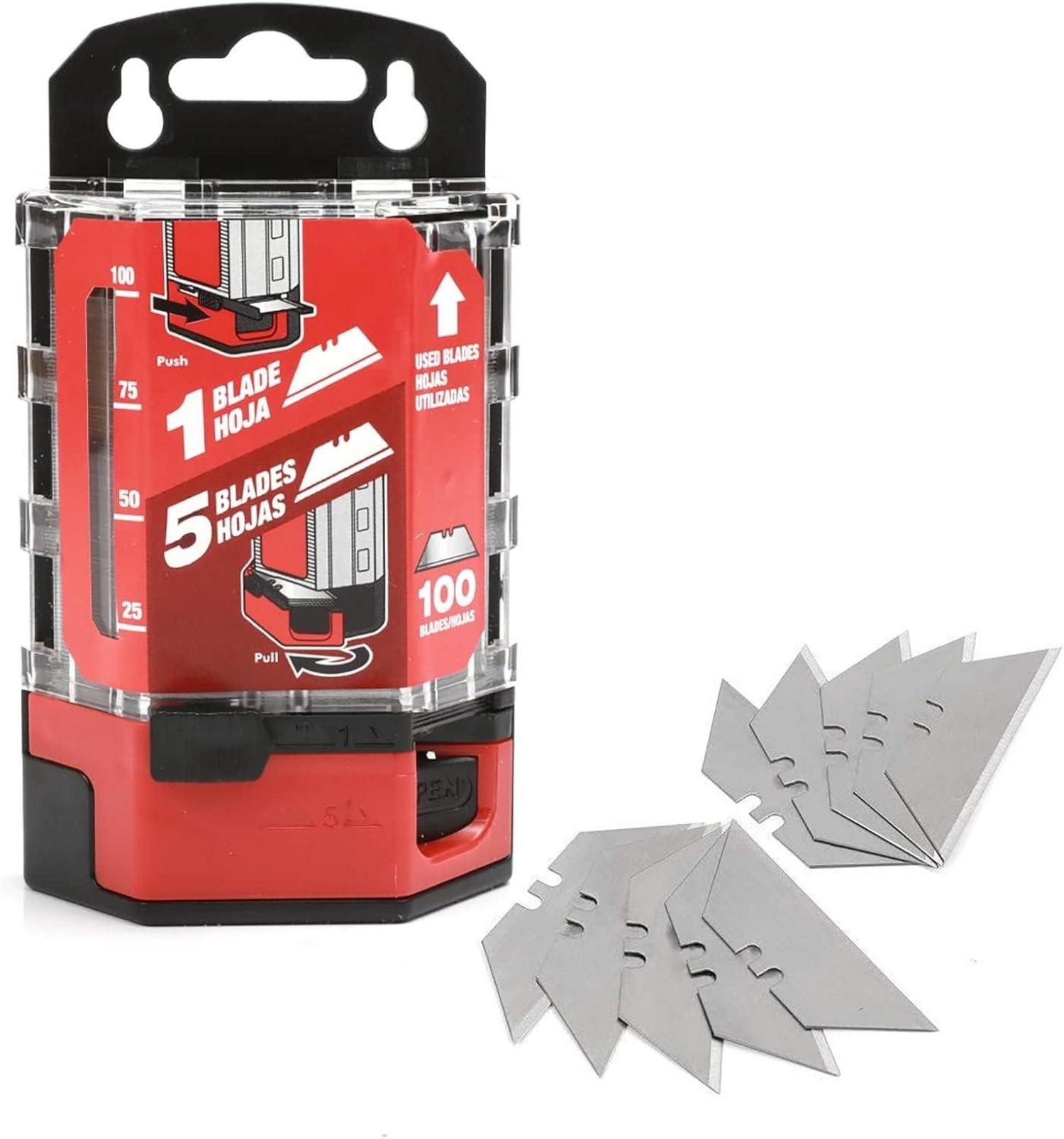 Multitool Allzweckklingen aus SK2M-Stahl, 100 Stück, mit Spender