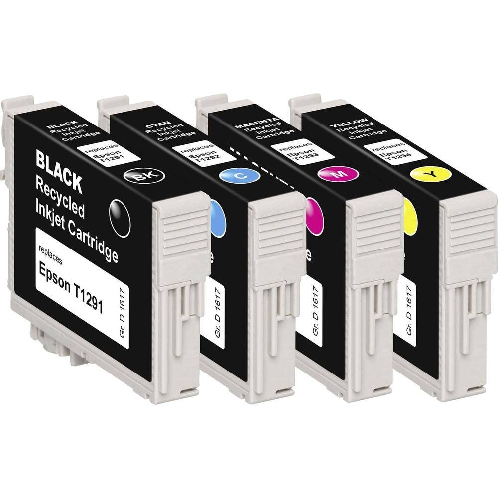 Basetech Epson Kombi-Pack - für Ersatz Tintenpatronen Tintenpatrone