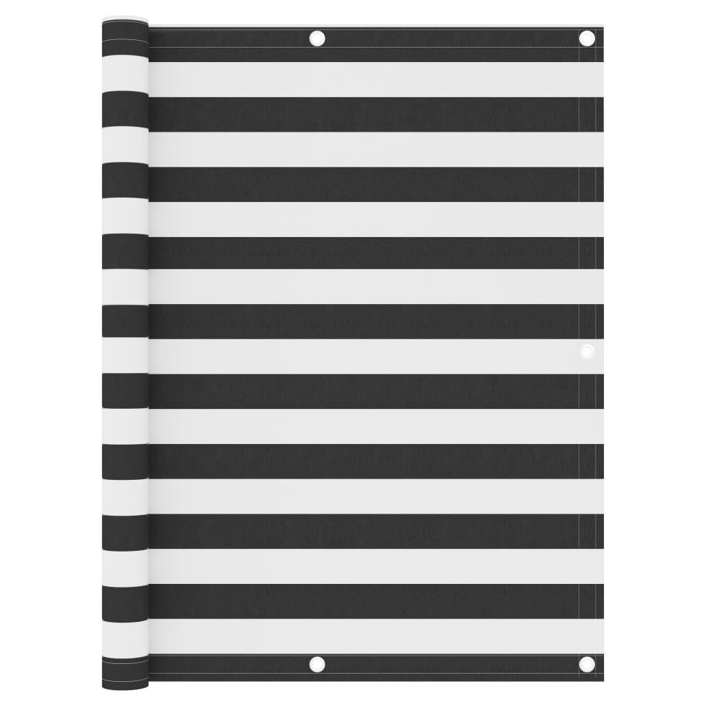 furnicato Balkonsichtschutz Balkon-Sichtschutz Anthrazit und Weiß günstig online kaufen