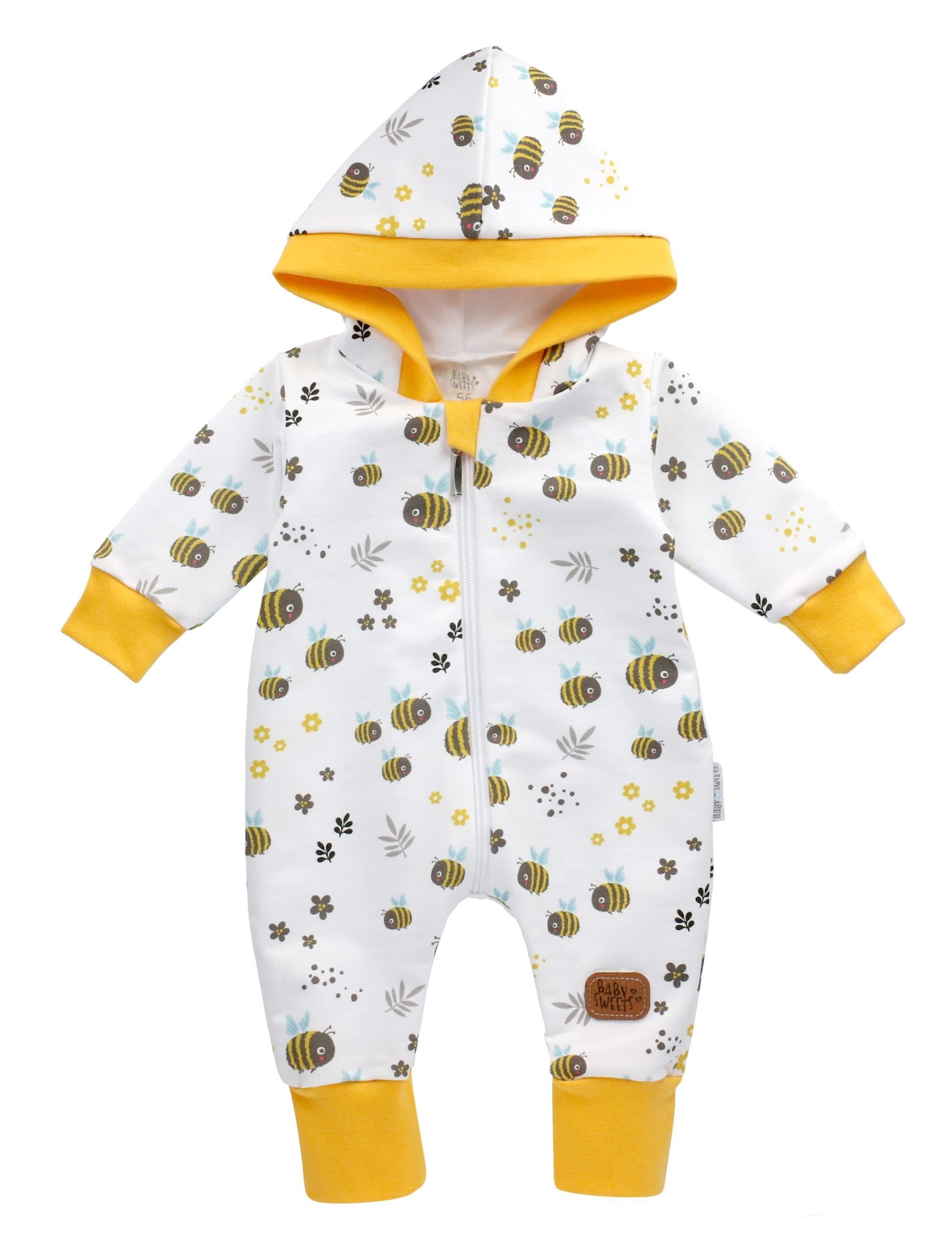 Baby Sweets Overall Strampler, Overall Biene Floral (1-tlg)