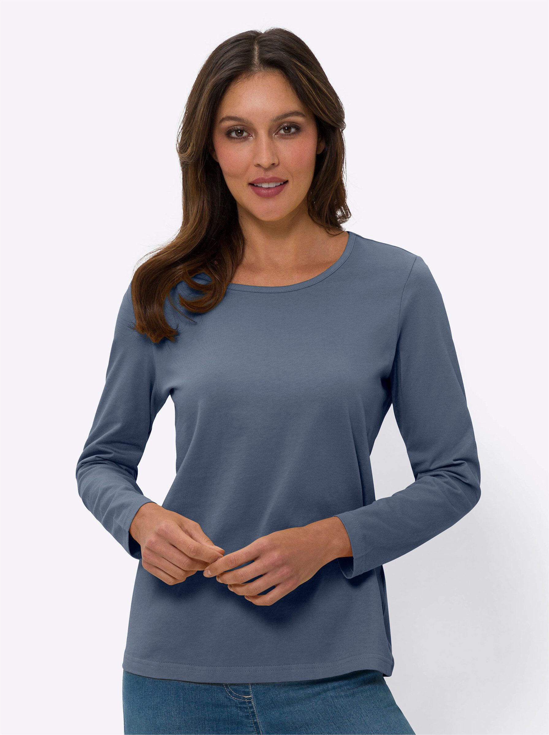 Sieh an! T-Shirt Langarmshirt . günstig online kaufen