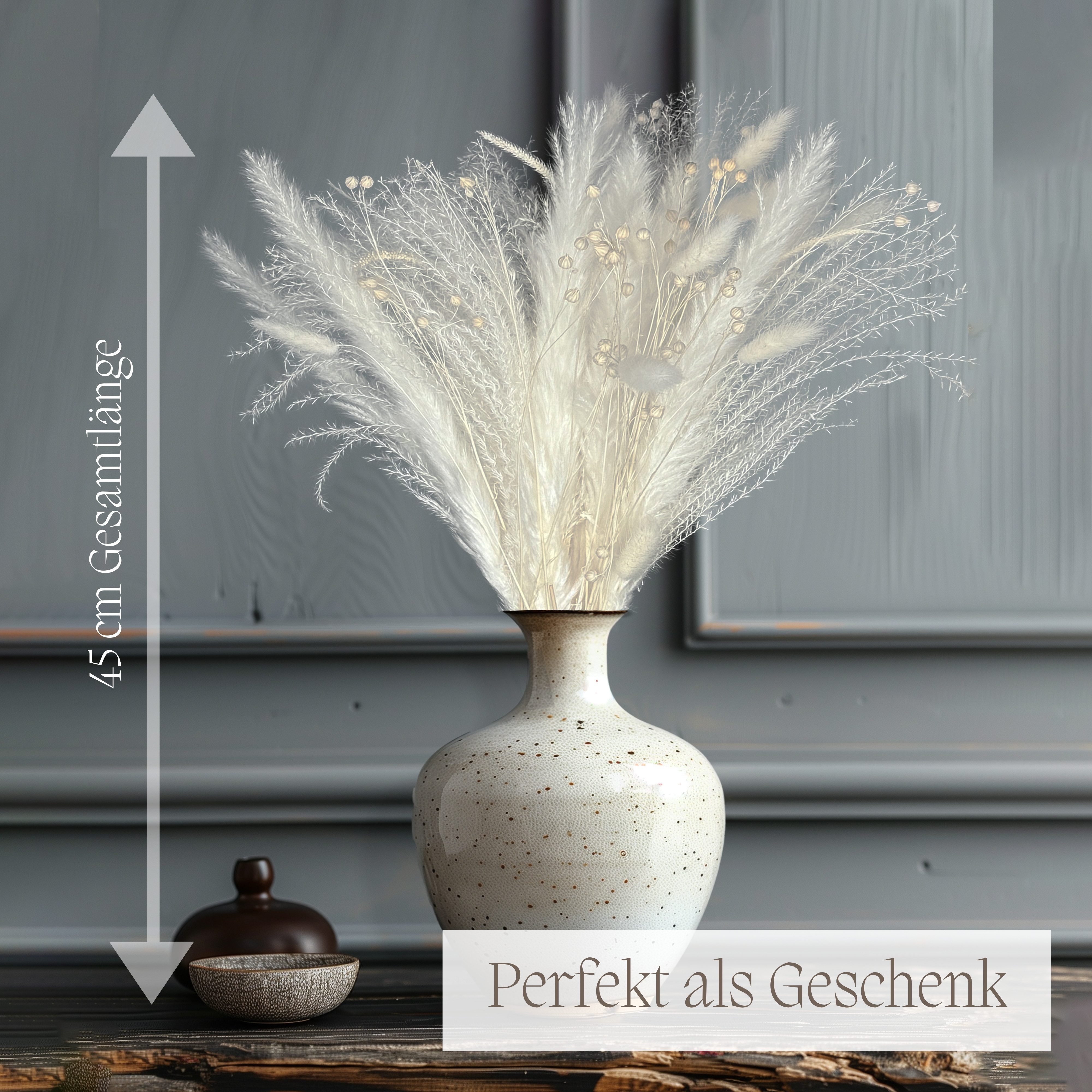 Trockenblume Trockenblumenstrauß Pampasgras, Nina-Maria's Deko Gold, günstig online kaufen