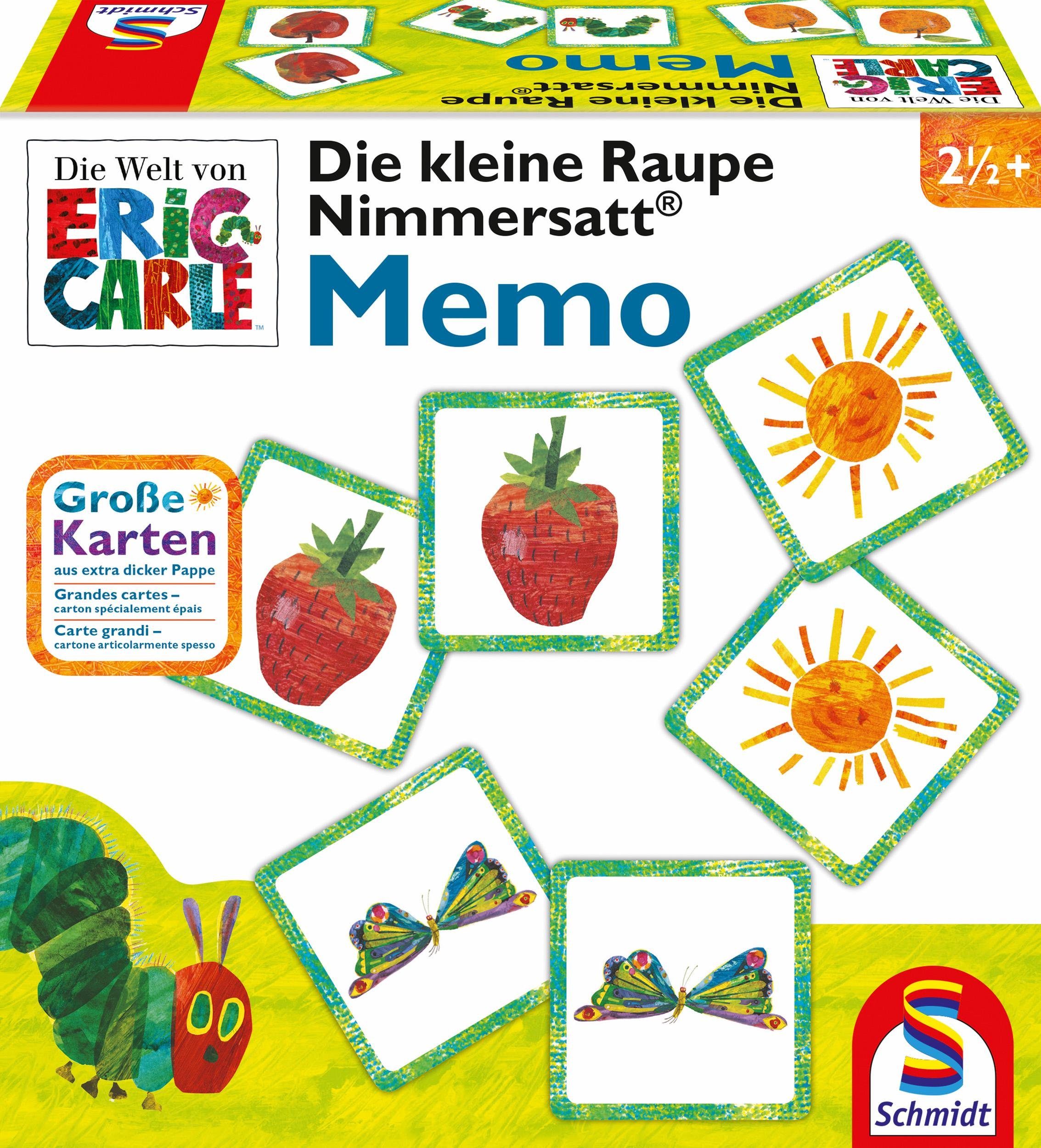 Schmidt Ігри Spiel, Die kleine Raupe Nimmersatt® - Memo