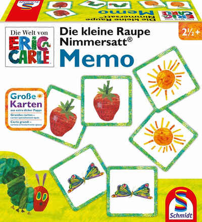 Schmidt Игры Spiel, Die kleine Raupe Nimmersatt® - Memo