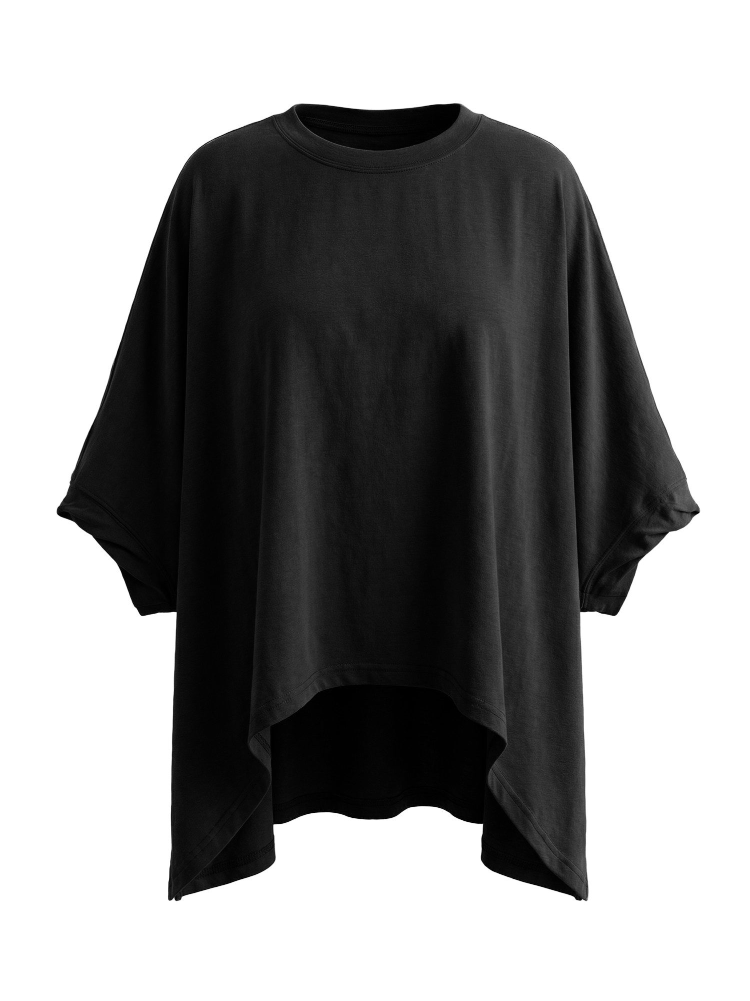 Imily Bela T-Shirt Damen Oversized Top mit Fledermausärmeln (Packung, 1-tlg., 1per-Pack) einfarbig