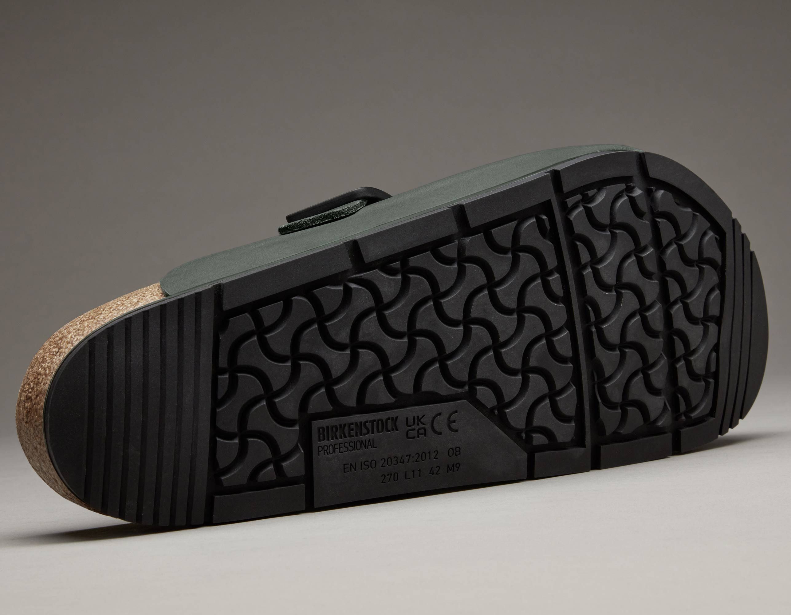 Birkenstock Damen Herren Boston Pro Hausschuhe Leder Pantoletten - Anatomischer Clog Zertifiziert EN ISO 20347:2043, Berufsschuhe für Medizin & Gastronomie – Bild 5 von 5