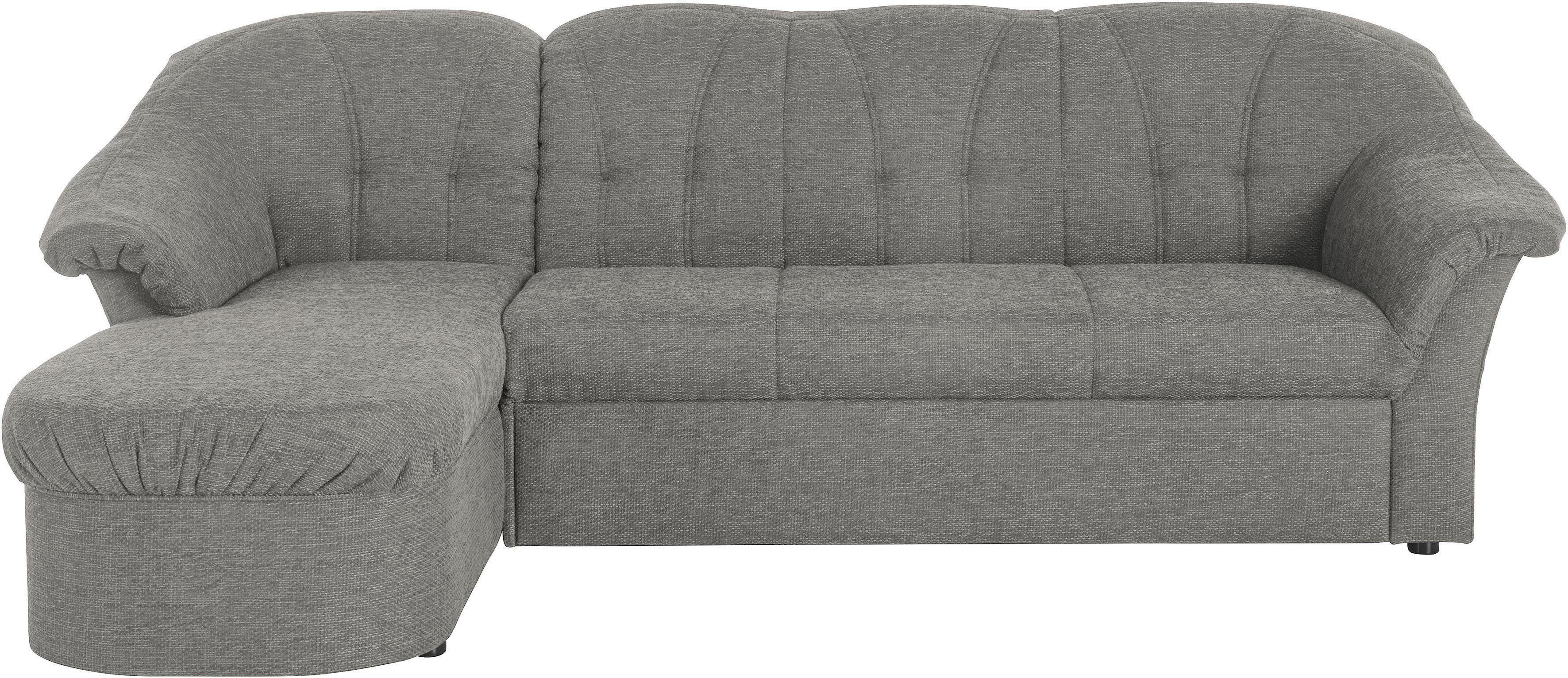 DOMO collection Ecksofa Pegnitz, elegante Rückensteppung, günstig online kaufen