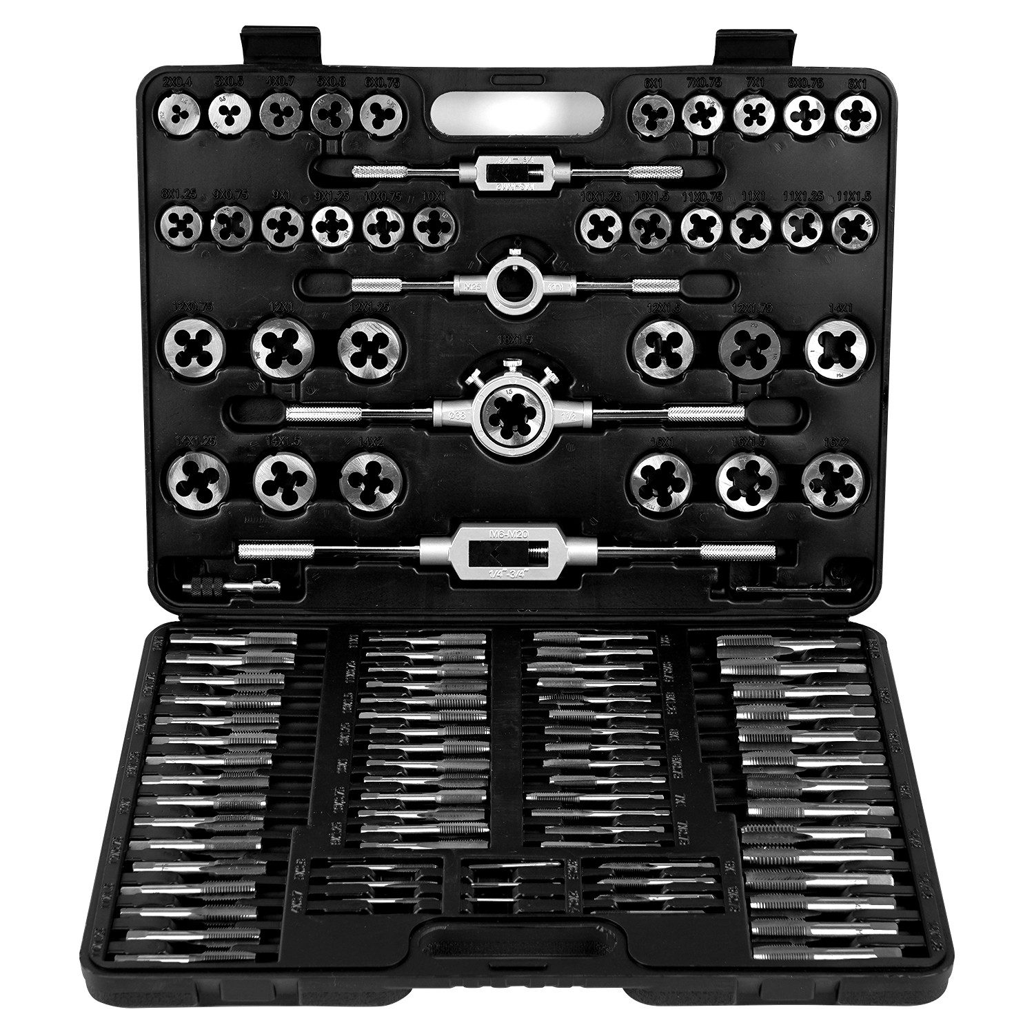 OSTWOLKE Gewindebohrer Gewindeschneider Satz M2-M18 Fein Gewinde Schneider günstig online kaufen