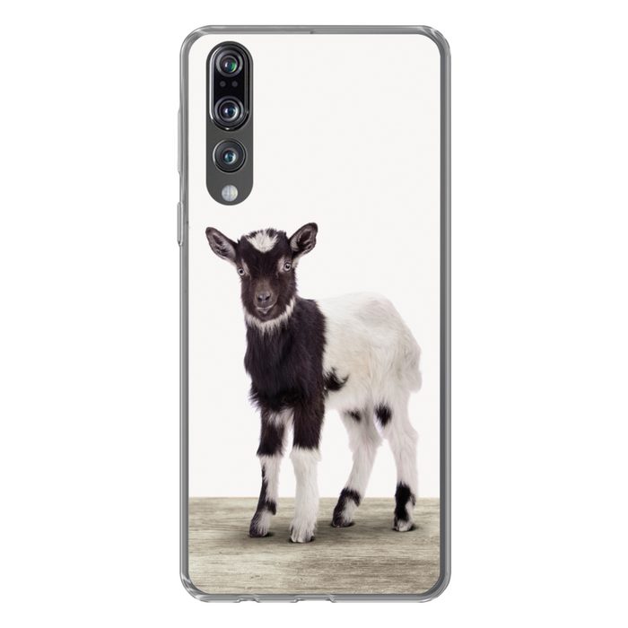 MuchoWow Handyhülle Ziege - Tiere - Kinder - Jungen - Mädchen Handyhülle Huawei P20 Pro Handy Case Silikon Bumper Case
