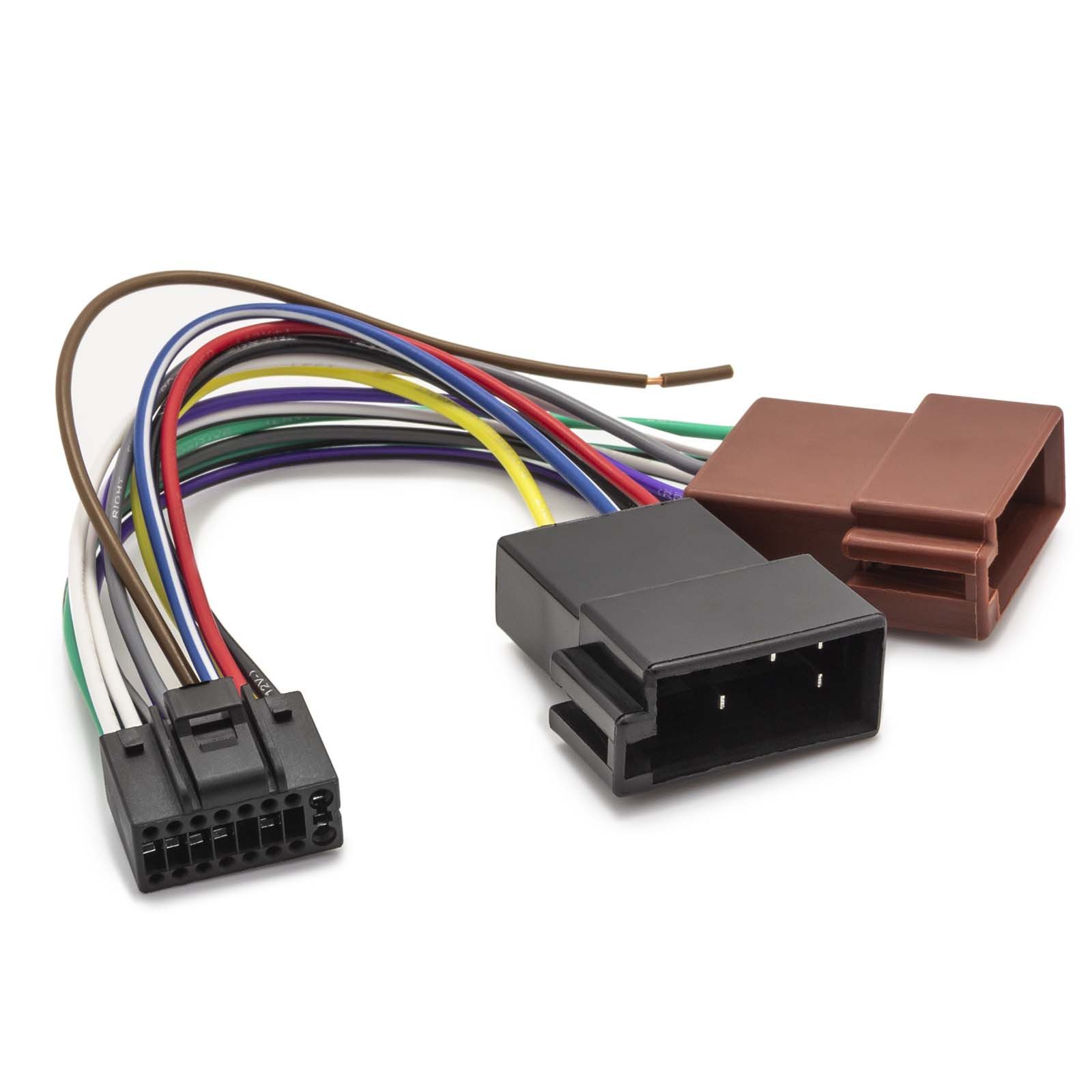 KFZ Auto Radio Adapter DIN ISO Stecker 16 Pin passend für JV KFZ-Adapter