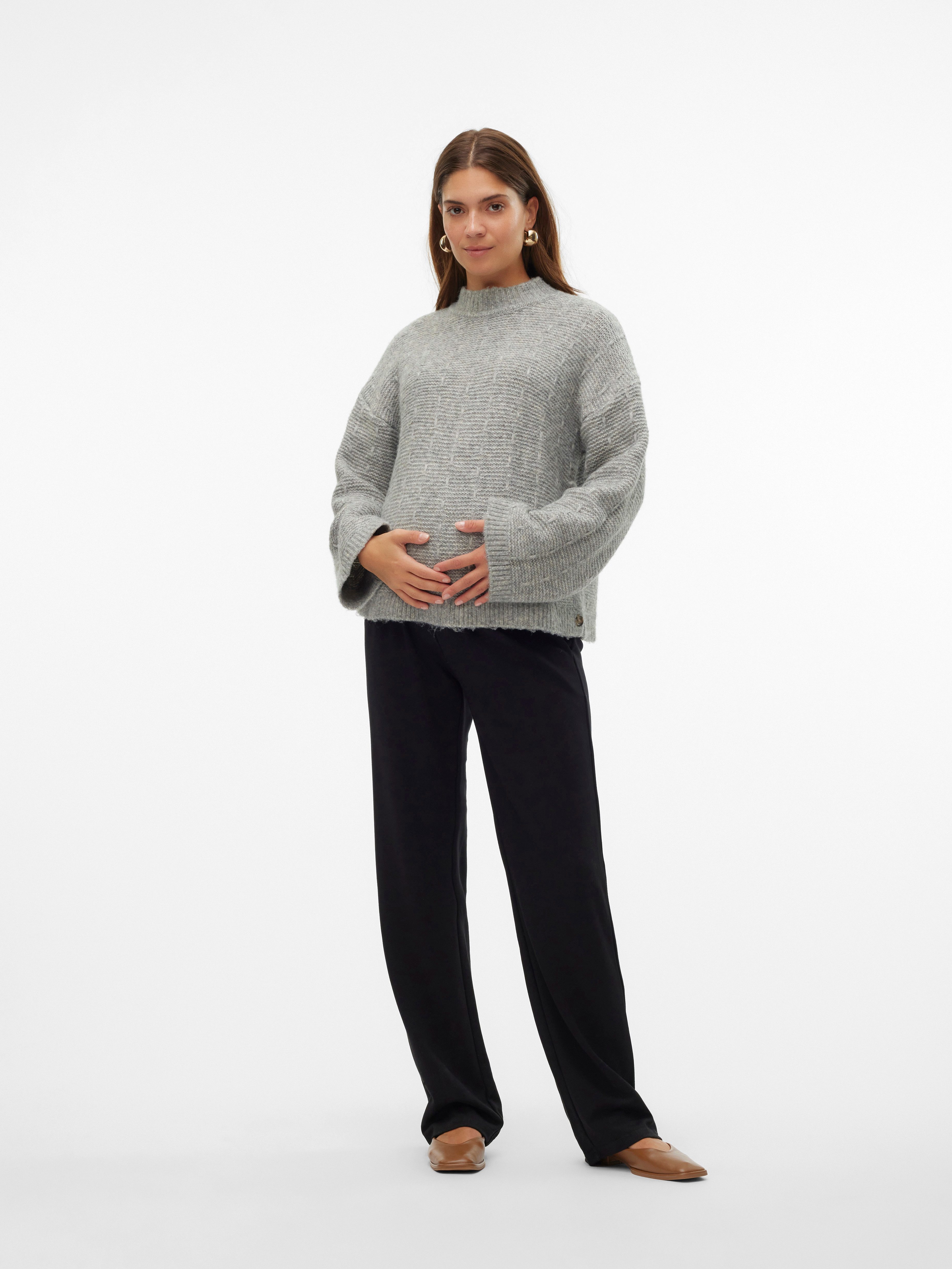 Mamalicious Umstandshose MLLIF STRAIGHT JRS PANT NOOS