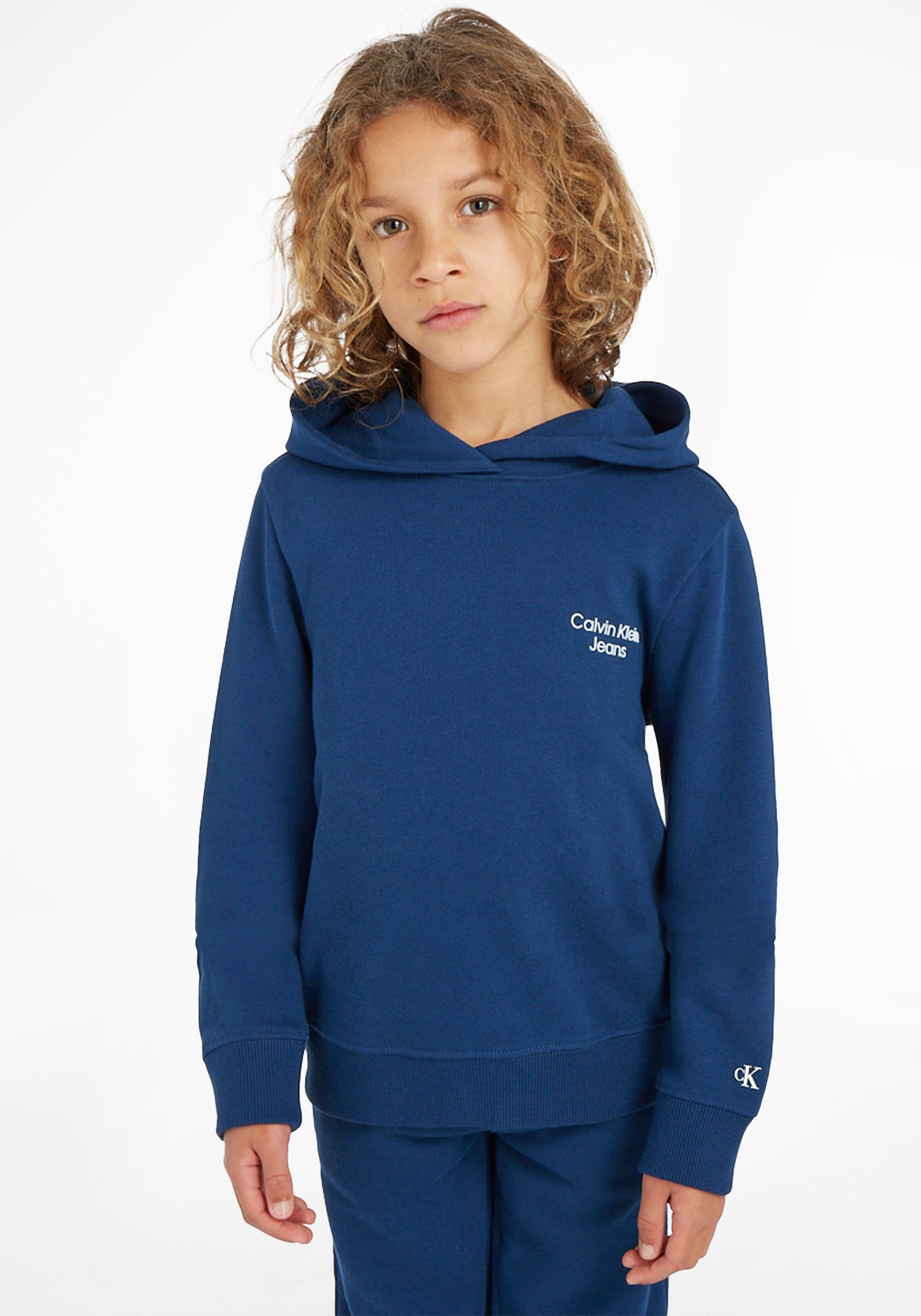 Calvin Klein Jeans Kapuzensweatshirt CKJ STACK LOGO HOODIE | Sweatshirts