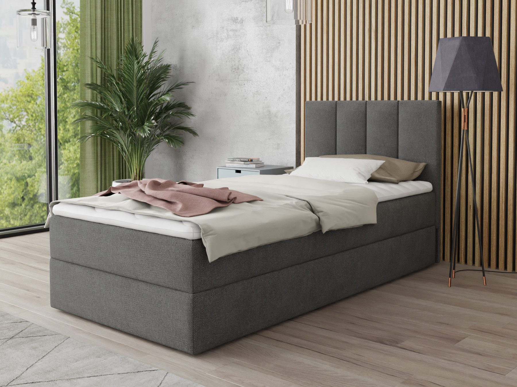 Sofnet Boxbett Star Mini (mit Bettkasten, Bonell-Matratze und Topper), Einz günstig online kaufen