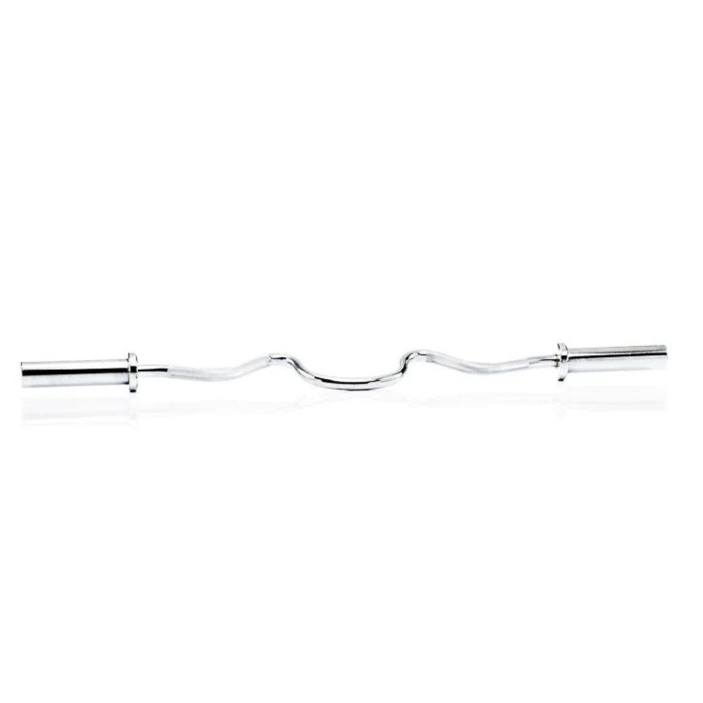 Muscle Power SZ-Curlstange Muscle Power Olympische Super Curl Bar Chrom 120 cm