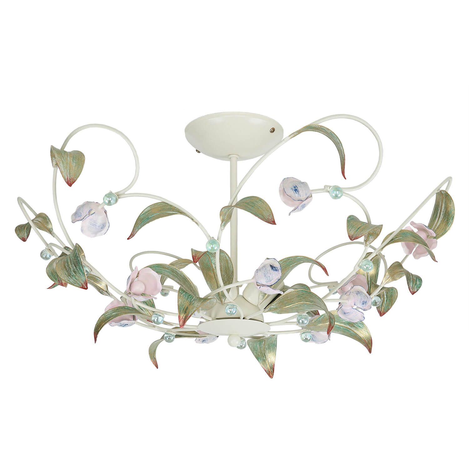 Licht-Erlebnisse Deckenleuchte ROSE, ohne Leuchtmittel, Romantische Deckenl günstig online kaufen