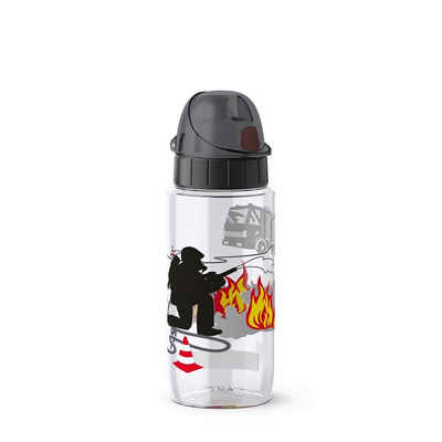 Emsa Trinkflasche Kindertrinkflasche Drink2Go Tritan® Fireman, Glasflasche Leichtgewicht