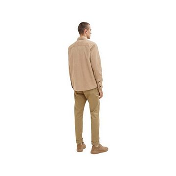 TOM TAILOR Langarmhemd beige (1-tlg)