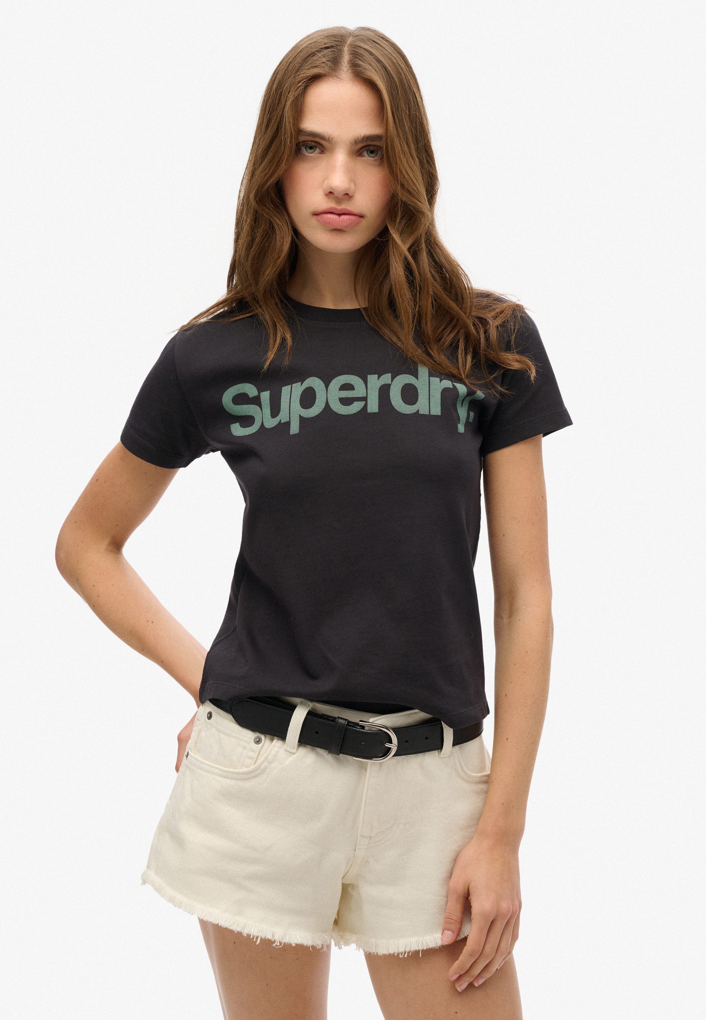 Superdry Kurzarmshirt CORE LOGO CITY FITTED günstig online kaufen