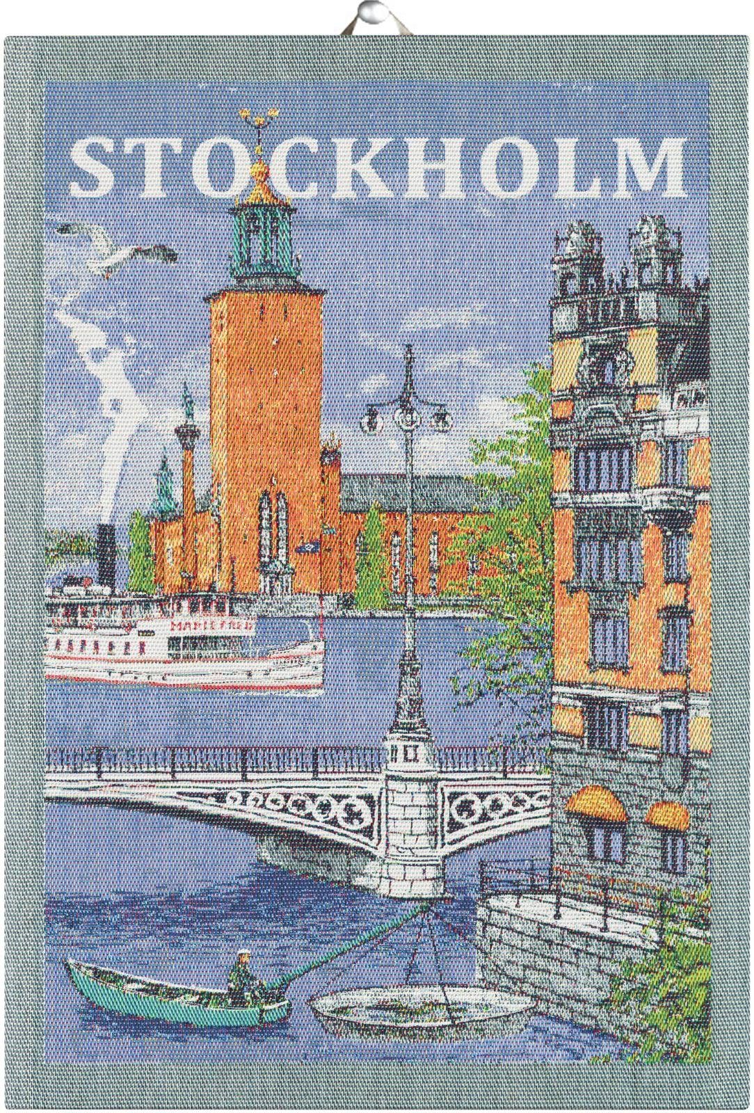 Ekelund Geschirrtuch Küchenhandtuch Stockholm Pixel (1-tlg., Geschirrtuch), x (6-farbig) 35x50 cm, 1 gewebt