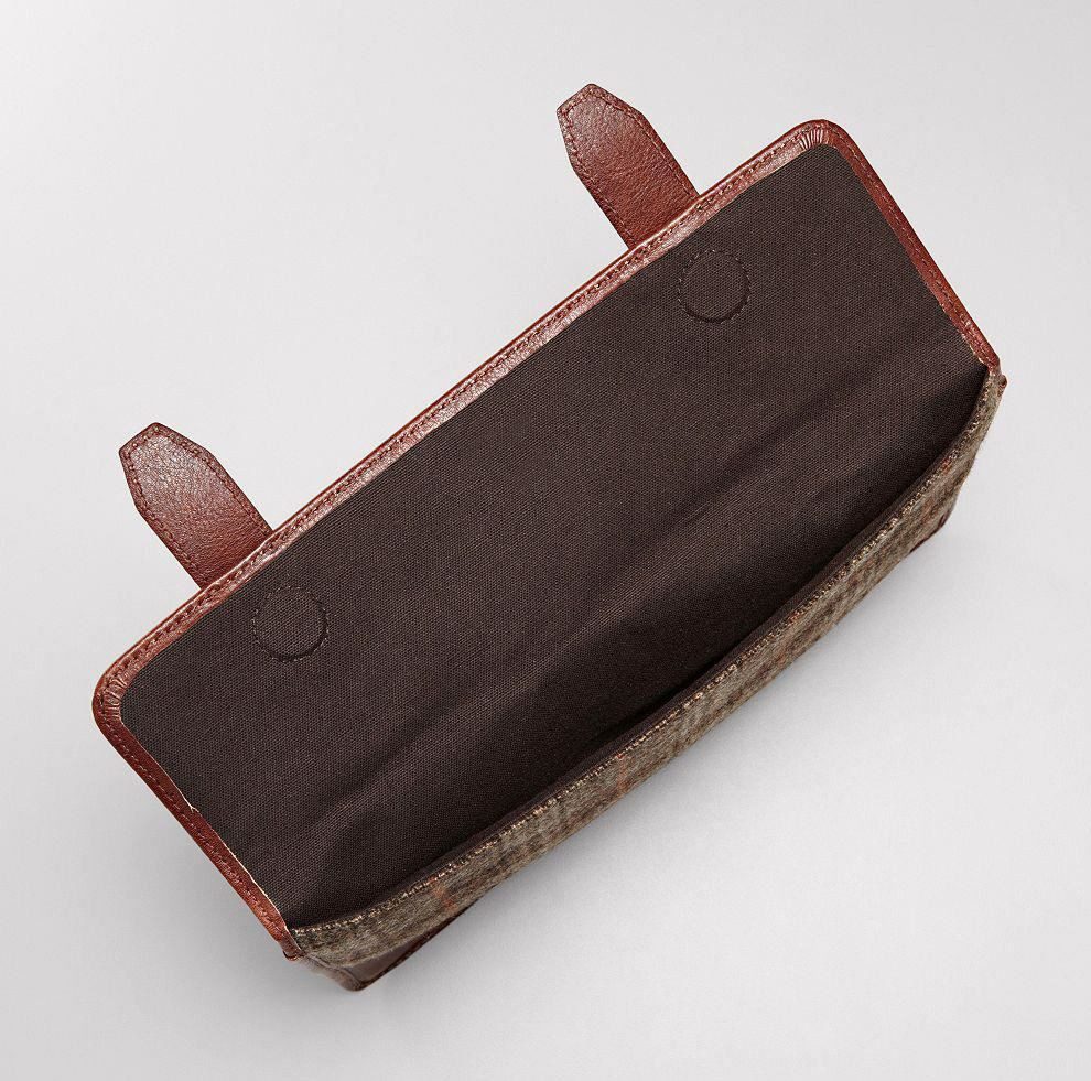 Fossil Tablettasche Magnetverschluss 27cm Stoff Braun - ML1378249