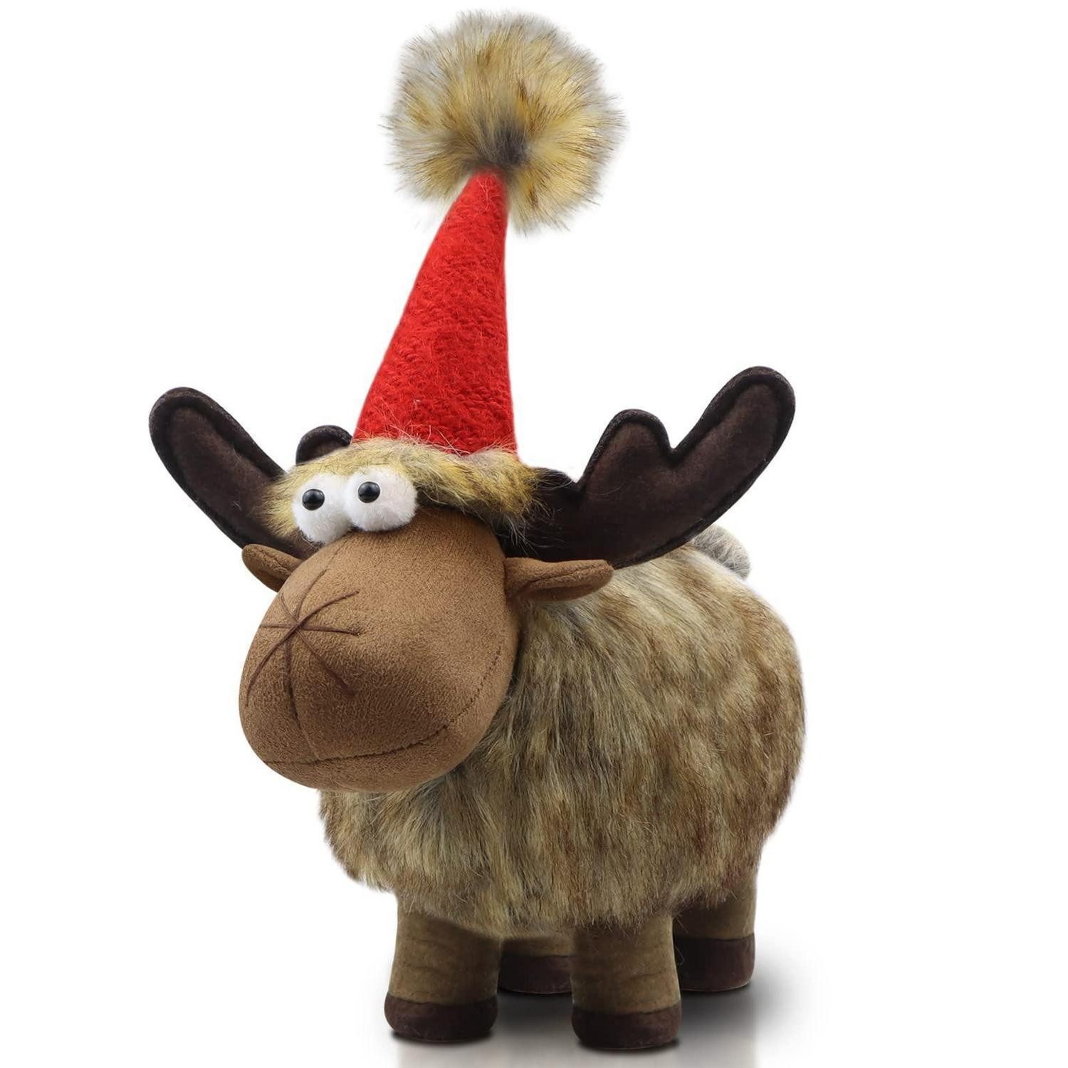 LuxusKollektion Wichtel Weihnachtswichtel Rentier Plüschfigur 26cm (1 St)