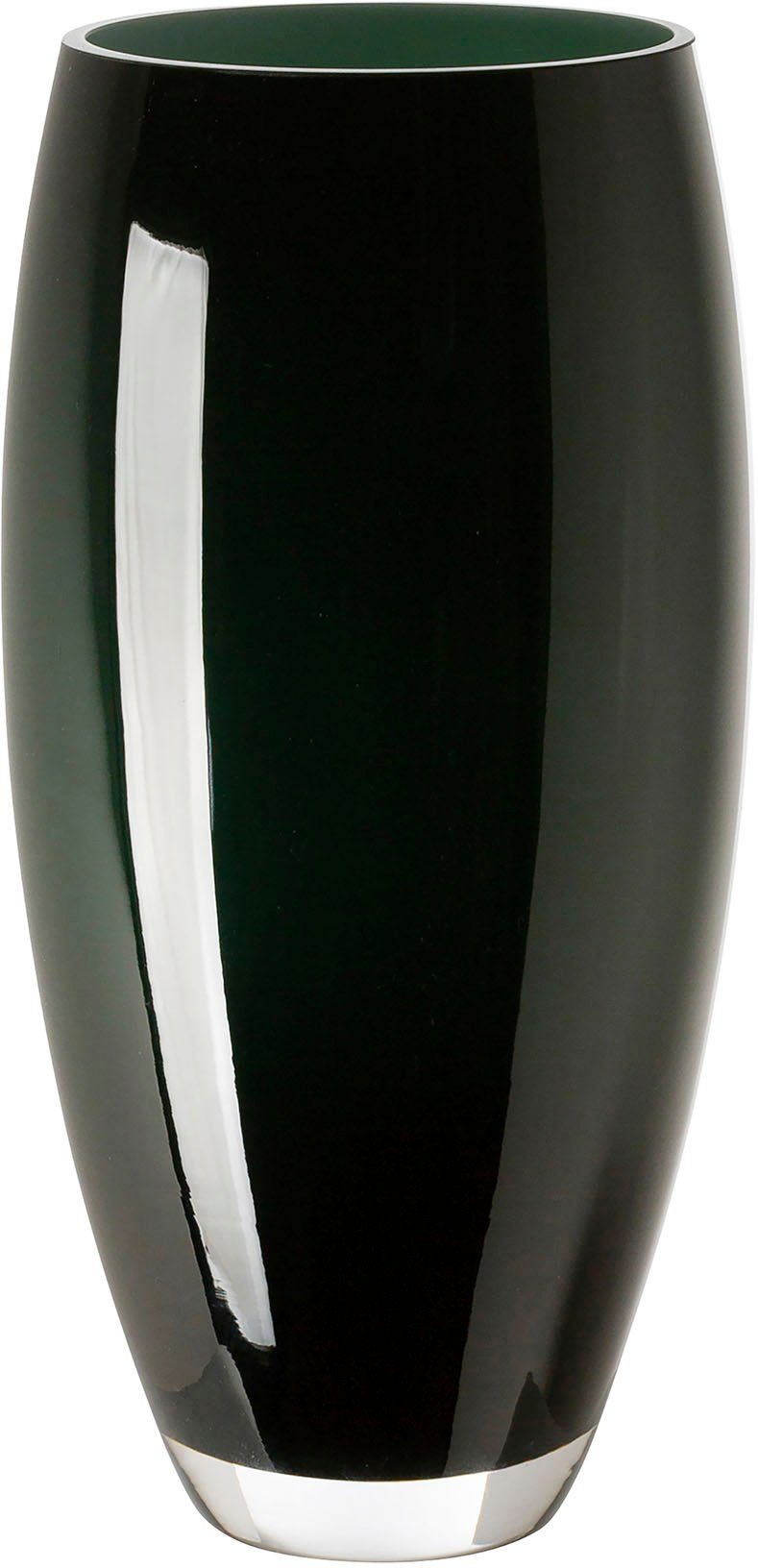 AFRICA mundgeblasen, Höhe (1 Fink aus Glas, ca. durchgefärbt 28 St), Tischvase cm